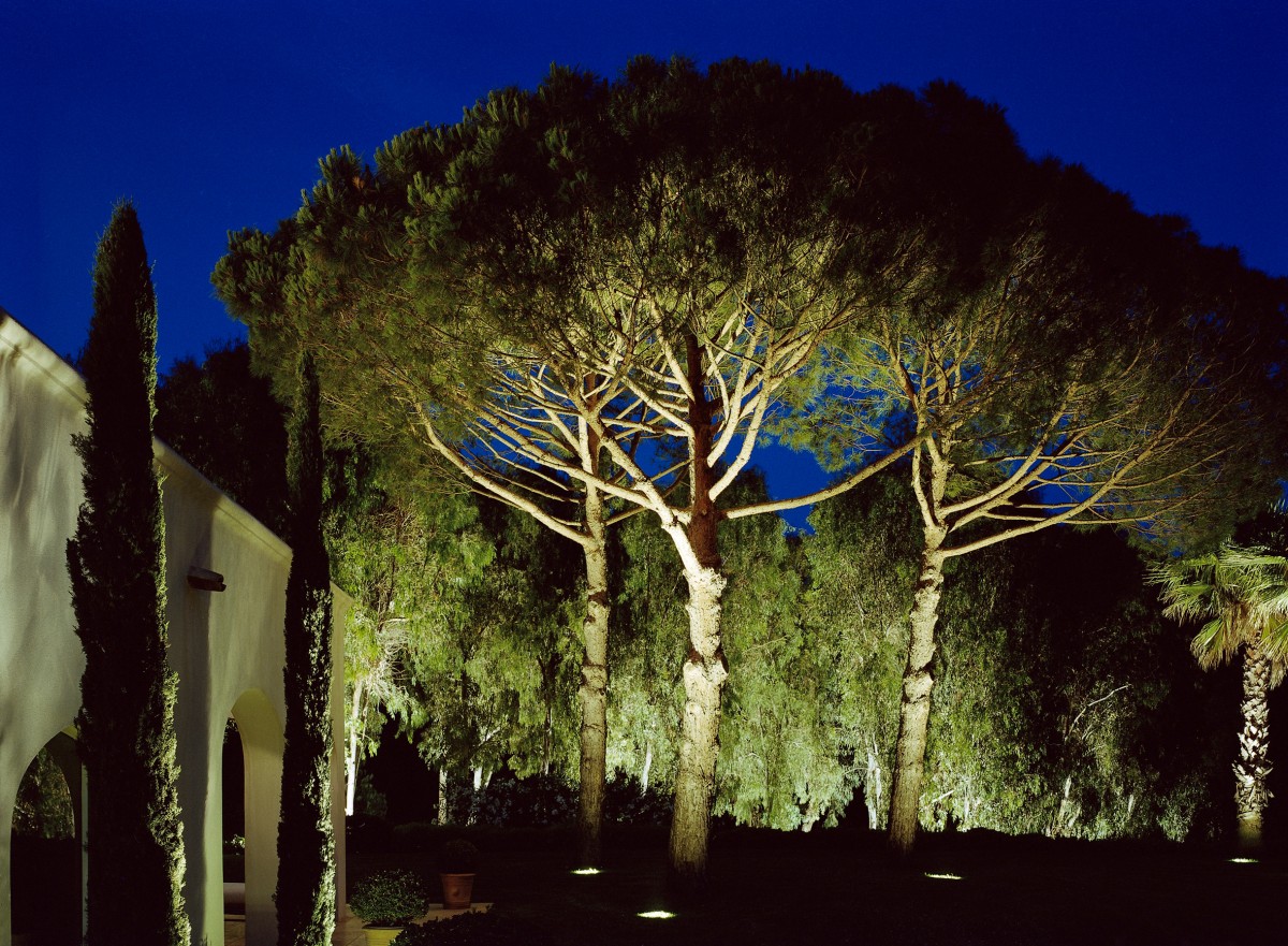 Garden lighting design