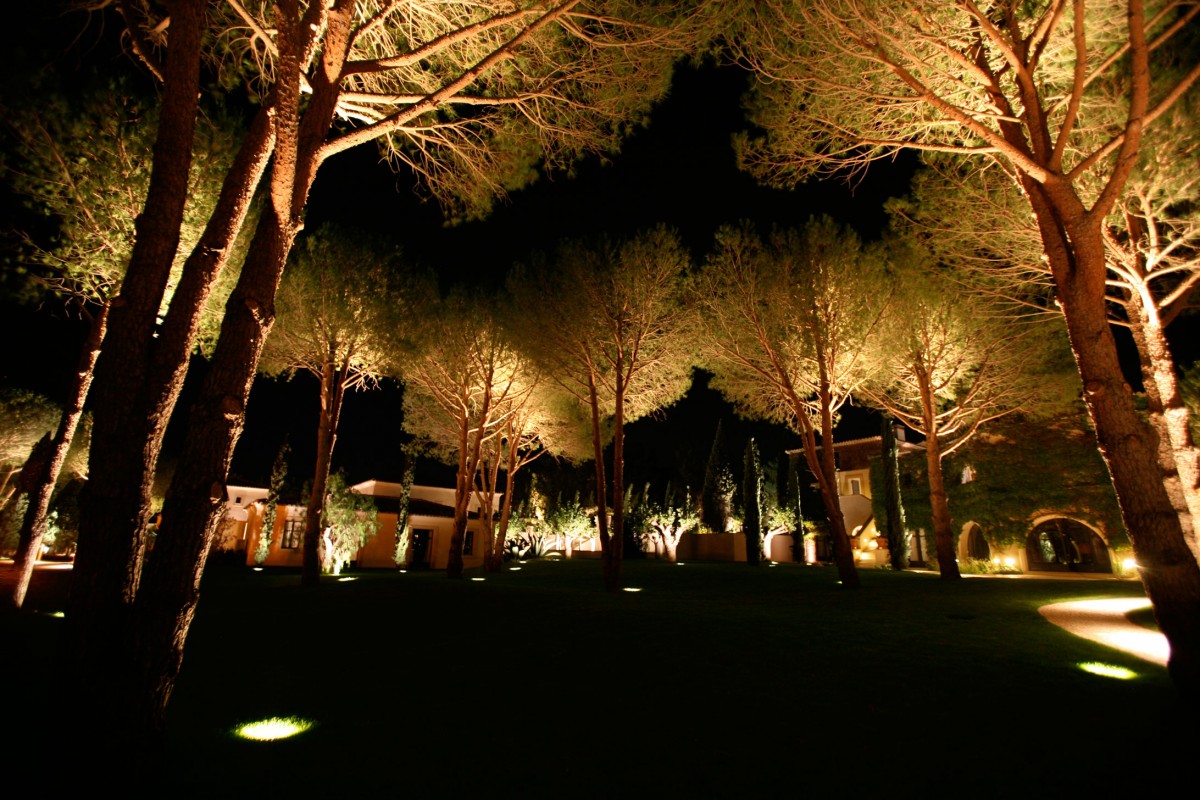 Garden lighting design